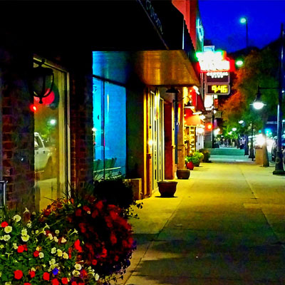 Main Street shops