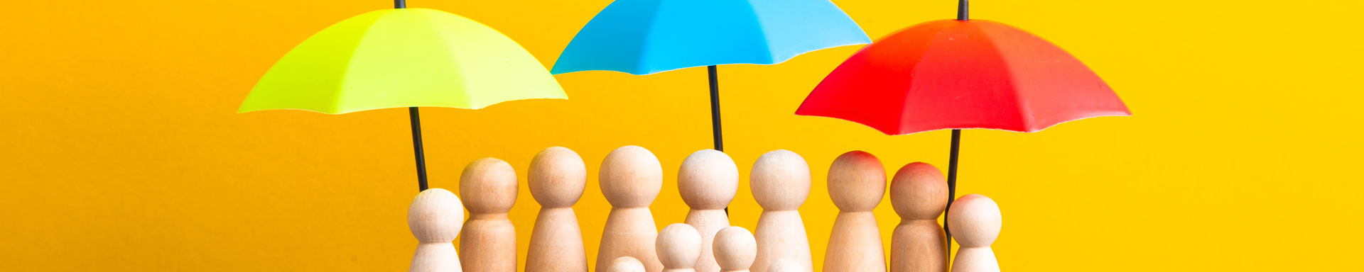 Umbrella Over Family